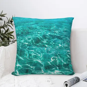 Тюркоазено синьо океан вълни възглавница калъфка възглавница покритие луксозна калъфка обратно възглавница къща декорация дома