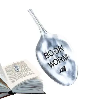 Уникални отметки Неръждаем метал заспа тук Bookmark Ръчно изработена книга страница клип хумористичен книга клуб подарък за любителите на книги