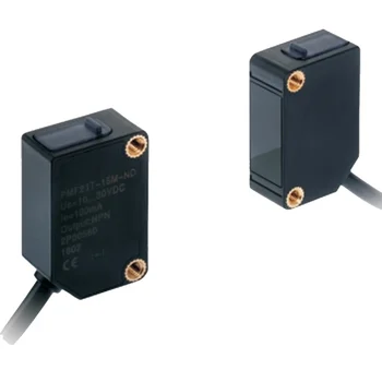 Фотоелектричен сензор PMF21T-15M-E Инфрачервен фотоелектрически сензор Тип корелация IP65 Аналогов сигнал тип Квадратен брояч снимка