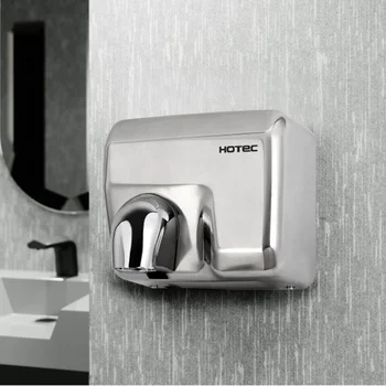хотелски ресторант Тоалетна с висок трафик огледало от неръждаема стомана за полиране Автоматична сушилня за ръце