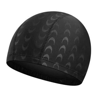 Чисто нова шапка за плуване Преносими спортни аксесоари Унисекс водоустойчив 30g Универсален Balck / Bule капак за глава