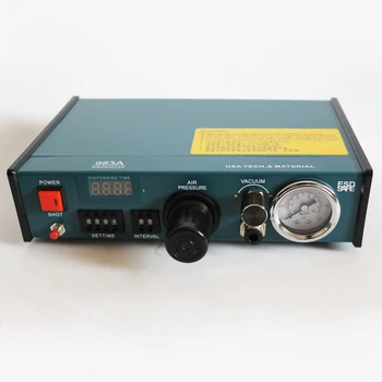 110V 220V 983A високопрецизна машина за дозиране на цифров дисплей Автоматичен дозатор за лепило Паста за запояване Течен контролер капкомер