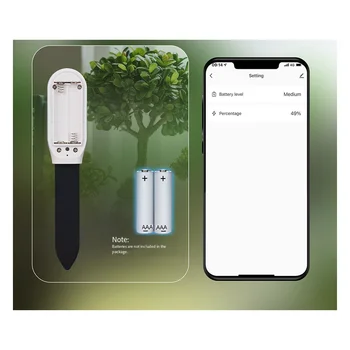 App дистанционно управление температура влажност сензор детектор Doodle Bluetooth умен дом почвата температура и влажност метър