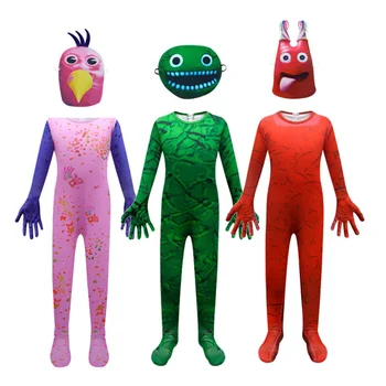 Garten Of Banban Косплей костюм Kid Green Jumbo Josh Monster Horror Game Clothing Creative Halloween Party Jumpsuits