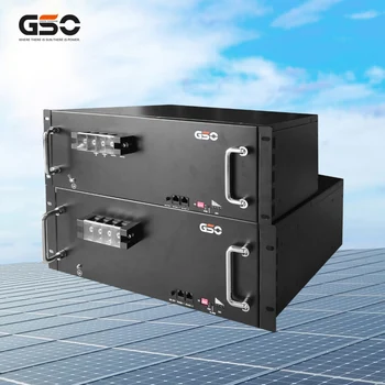 GSO сървър багажник lifepo4 батерия 24v 48v 50AH 100ah 200ah 5kwh 10kwh монтиран литиево-йонен за извън мрежата