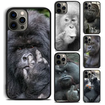ORANGUTAN маймуна телефон случай за iPhone 15 11 12 13 14 Pro Max XS XR 8 7 Plus coque
